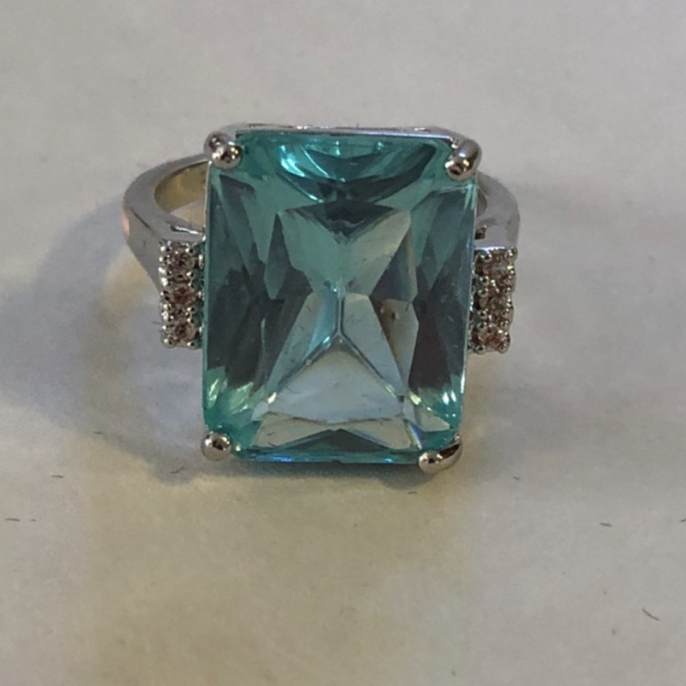 Women’s 10.48CT Natural Aquamarine Rings